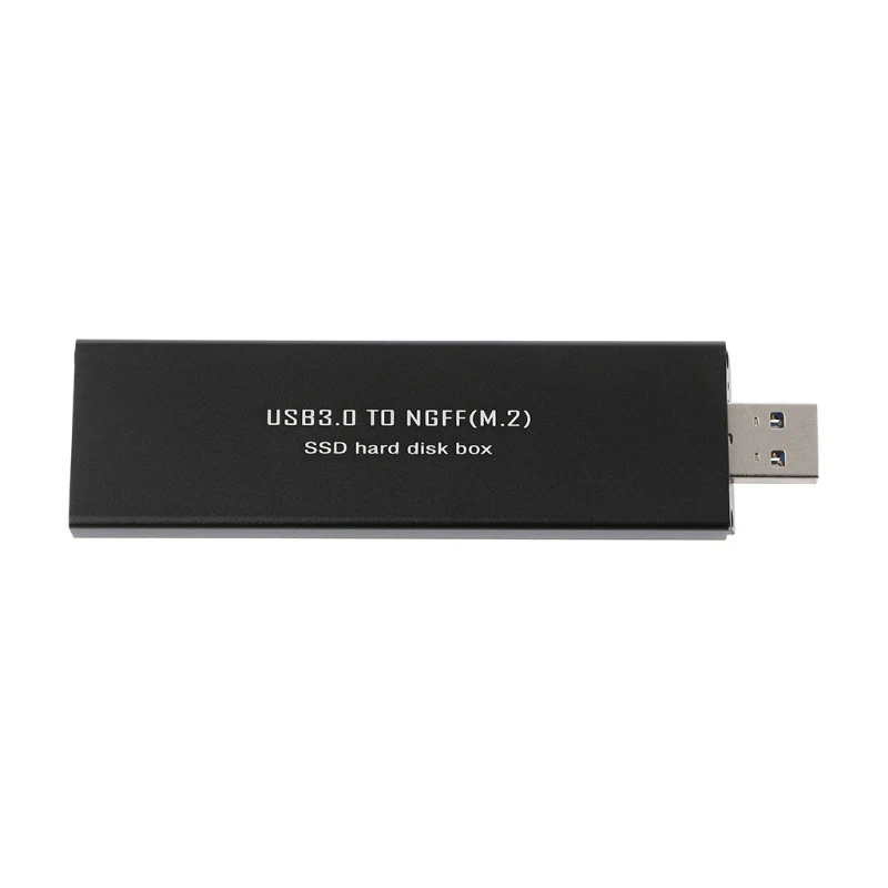 Черный портативный корпус для хранения с USB3.0 на SATA 2280 M.2 NGFF SSD|Корпус жесткого