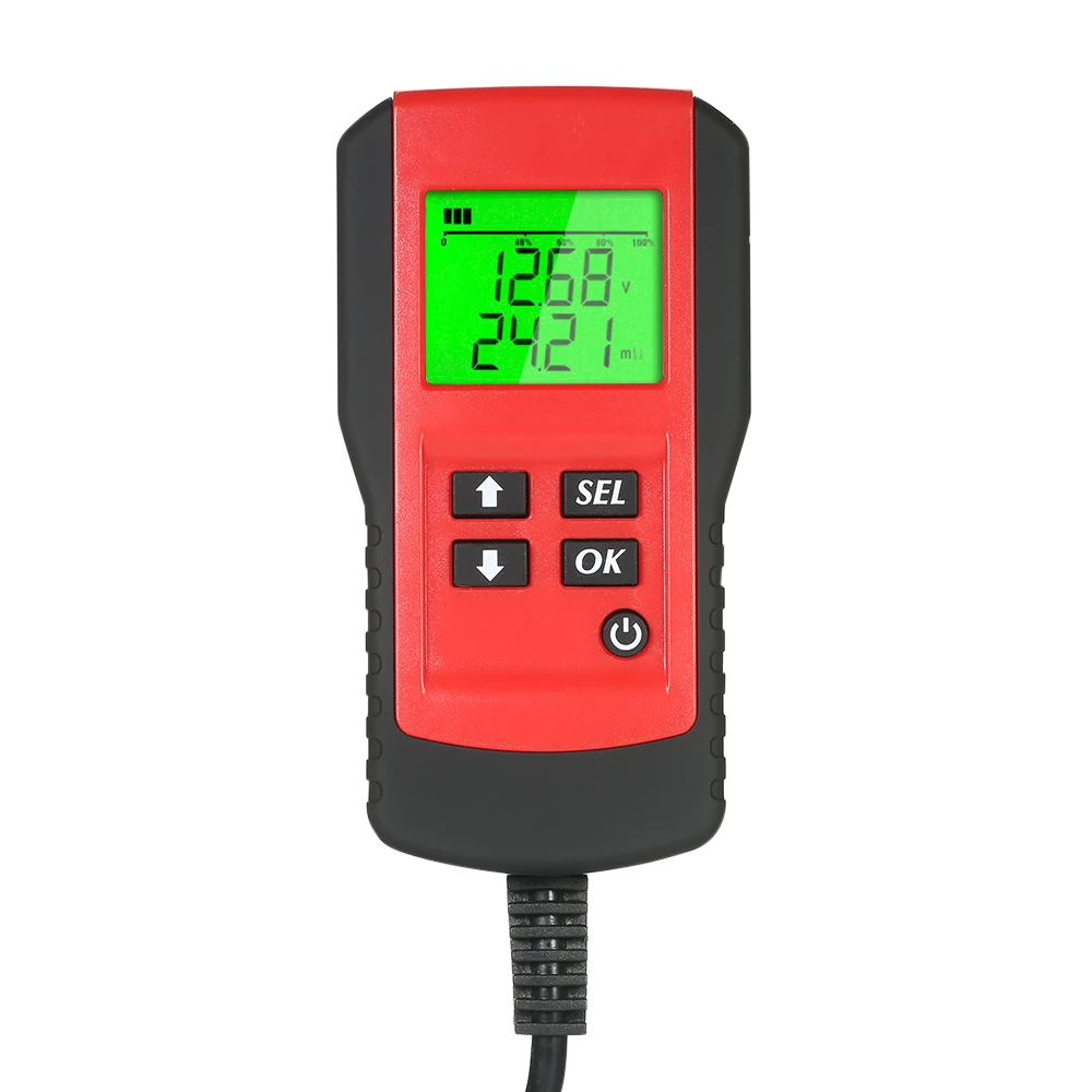 

12V LCD Digital Car Battery Analyzer Automotive Vehicle Battery Diagnostic Tester Tool