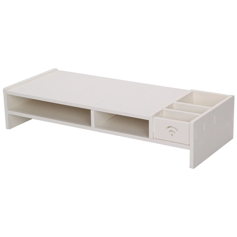  Multi-function Desktop Monitor Stand Strong Laptop Stand Holder Computer Screen Riser Wood Shelf Pl