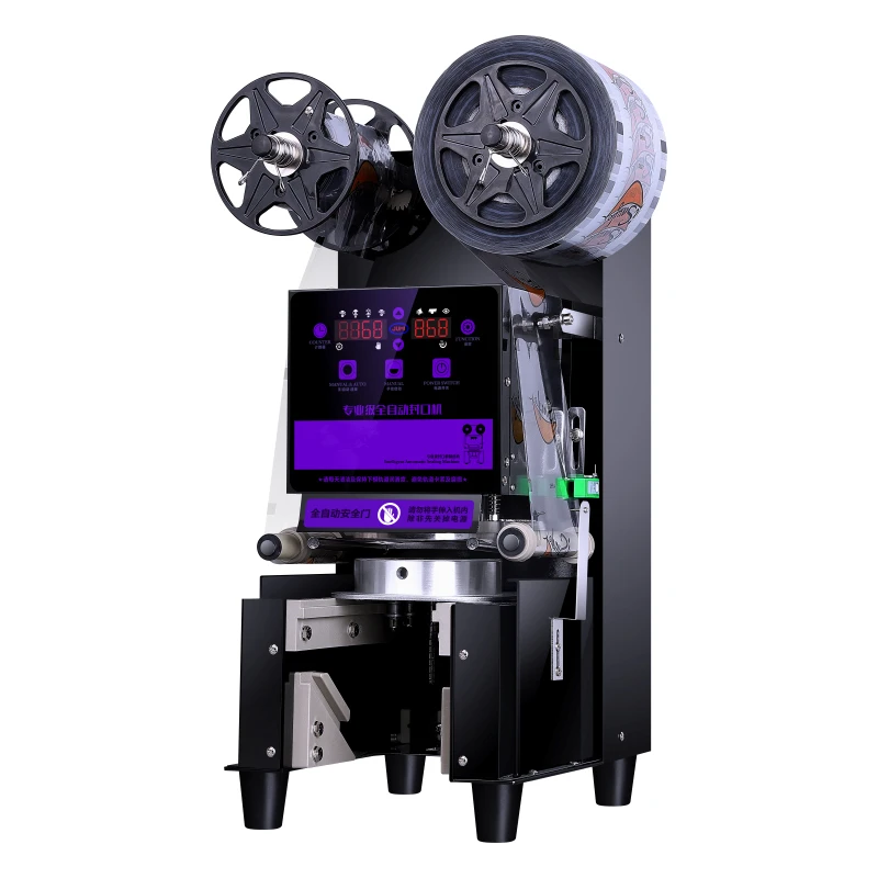 

Full Automatic Cup Sealing machine Bubble tea machine Seal 9/9.5/8.8cm PP/PE Paper Cup Commercial Cup sealer