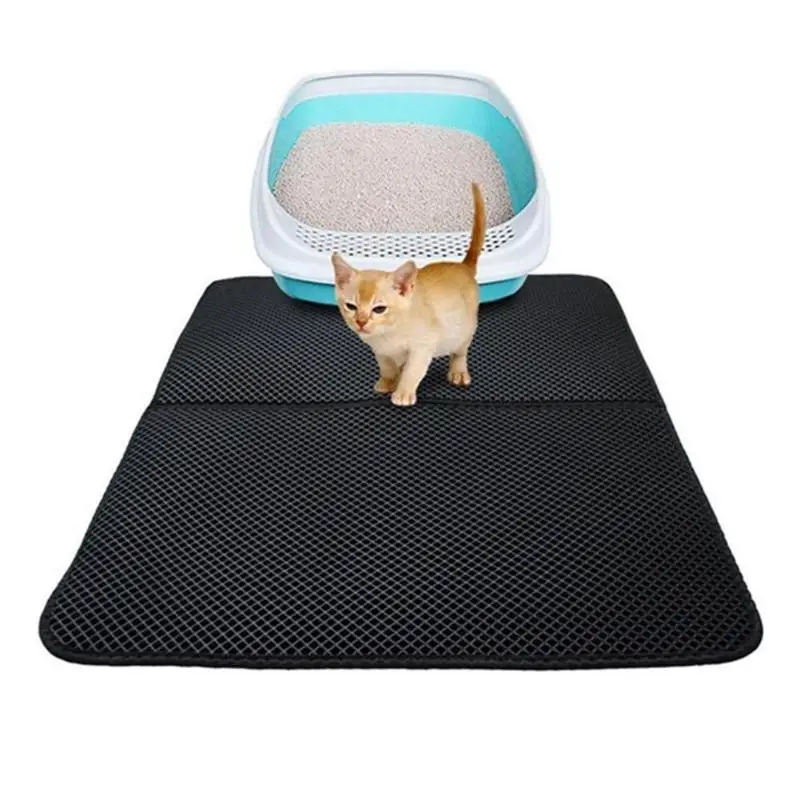 

Waterproof Pet Cat Litter Mat EVA Double Layer Cat Litter Trapping Pet Litter Cat Mat Clean Pad Products For Cats Accessories