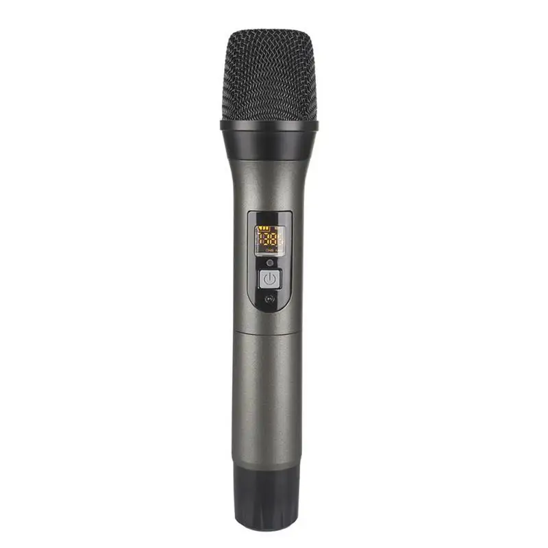 

Adjustable Frequency UHF USB Wireless Microphone With Sound Card U Segment Wireless Microphone For TV Computer Plug And Play