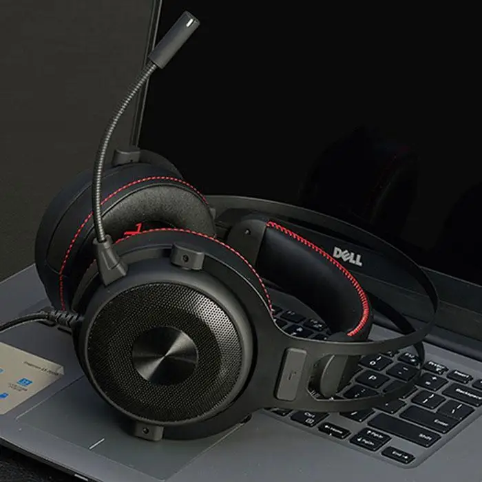 Проводные Игровые наушники головной гарнитур игры Mic 32 стерео для черный 20 20000 Гц 3