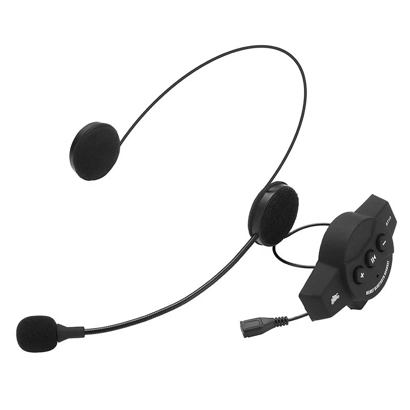 

TTKK Waterproof Earpiece Microphone Speaker Wireless Bluetooth Motorcycle Helmet Headset Bluetooth 4.1+Edr For All Helmets