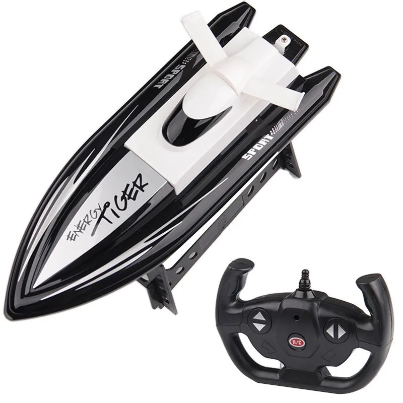 High Speed RC Boat 2.4GHz 4 CH Dual-motor Racing Remote Control Boat Children Toys High-speed Ship Toy For Children Kids Gift