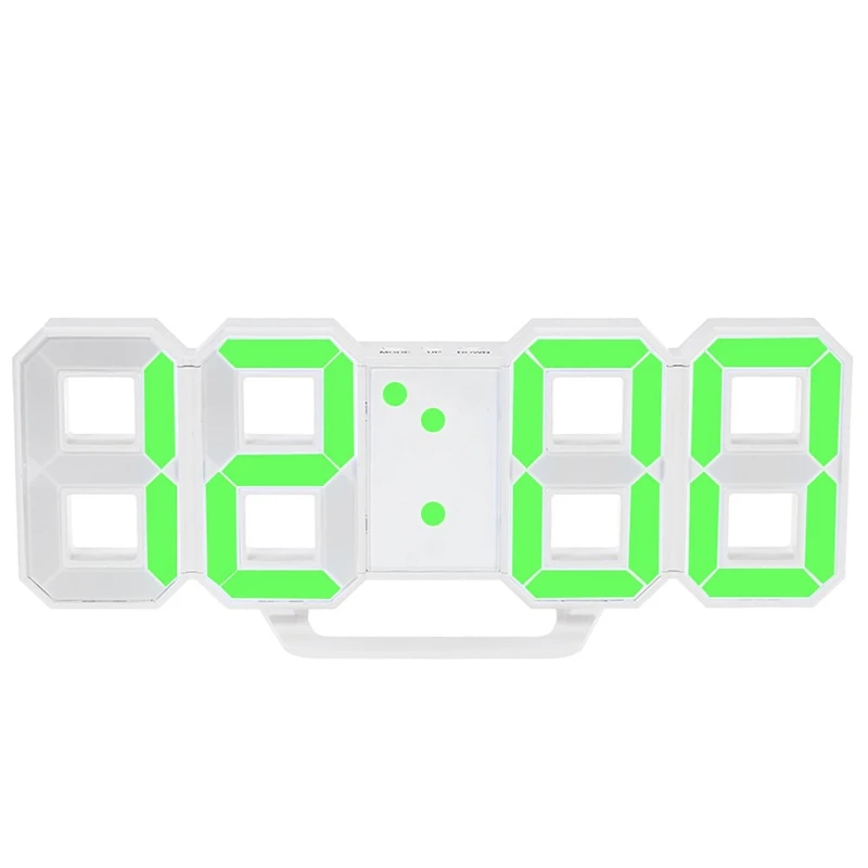 

Led Wall Clock Table Clock Digital Alarm Clock With Led Display Brightness Adjustable