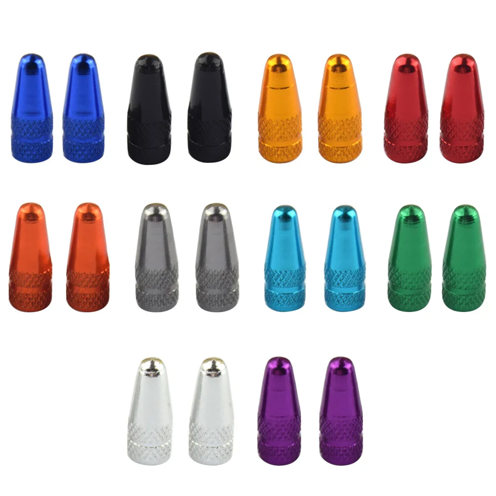 

20pcs/Pack Valve Caps For Cars Bicycles Aluminum Alloy Machined French Style Valve Caps Presta For Changing MTB Bikes Bicycle
