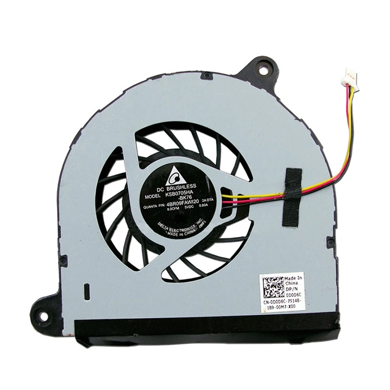 

New Dell Inspiron 17R 5720 N5720 7720 Laptop CPU Cooling Fan D0D6C 0D0D6C