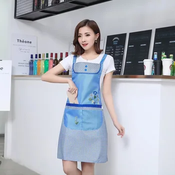 

Fashion Apron Kitchen Waterproof housekeeping apron Princess Dress Cooking Aprons Oil Dust Resistance Cute Kitchen Apron Women10