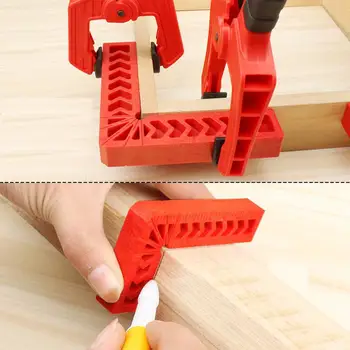 

Woodworking Right Angle Ruler Locator Positioning Block Fixed Carpentry Clamp Tool Right Angle Assist Angle Measuring Tools