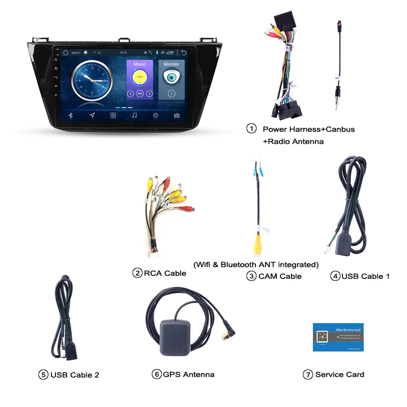 Perfect 10.1 inch android 8.1full touch for tiguan L 2017-2018 car dvd multimedia gps navigation system 2