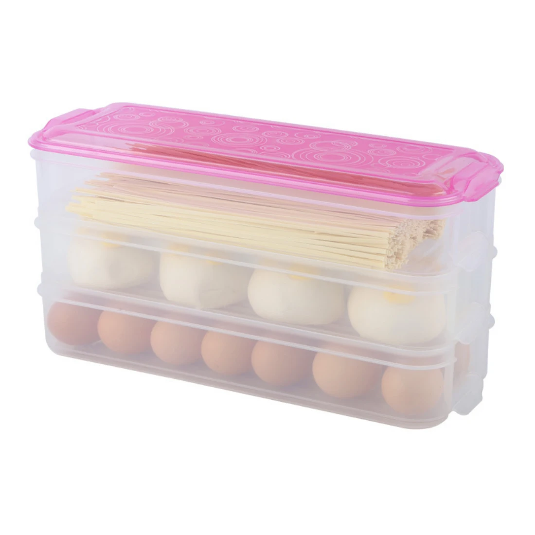 

HIPSTEEN 1 Pcs Multi-layer Food Storage Box Housahold Refrigerator Crisper Preservation Box For Kitchen Storage Container Hot