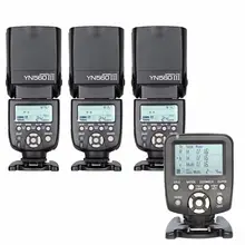 3PCS Yongnuo YN560 III YN-560III Manual Flash Speedlite + YN560-TX Trigger For Canon Nikon Pentax Panasonic Olympus yongnuo yn560 iv yn560iv wireless flash speedlite master slave flash for canon nikon pentax olympus fujifilm lumix dslr camera