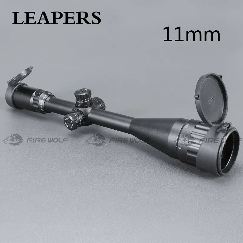 

LEAPERS 6-24X50 Riflescope Tactical Optical Rifle Scope Red Green Blue Dot Sight Illuminated Retical Sight For Hunting Ak 47