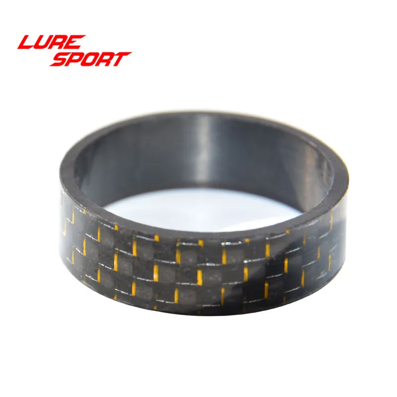 LureSport короткие 5 шт. тканые Карбоновые трубки золото красный синий резьба карбоновые пустые стержни строительный компонент ремонт полюса DIY аксессуары