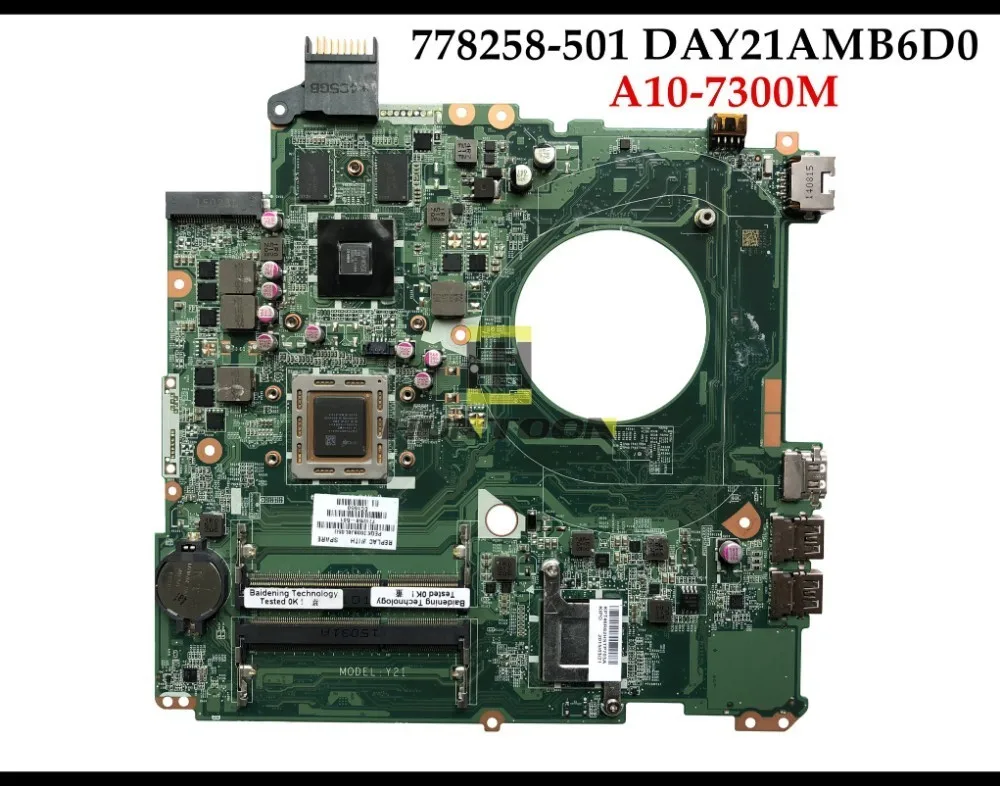 Высокое качество 778258-001 для HP Pavilion 15-P серия материнская плата ноутбука 778258-501