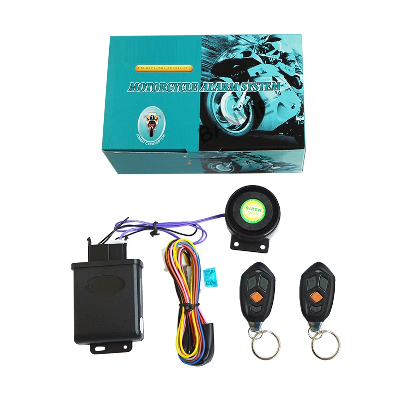 

High Quality CE FCC Certified Universal SPY Waterproof Motorcycle Alarm System with Engine Start & Cut off Motorbike/ Bike Alarm