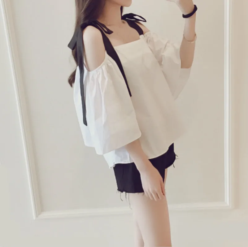 

XUXI Women Sexy Harajuku Tops Sling T Shirt Undershirt Top Camisas Femininas Clubwear Teenage Girl Student Strapless FZ605
