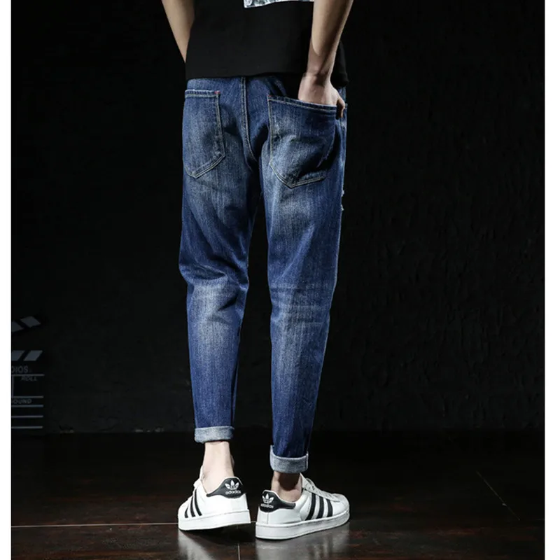 Jeans Mens Plus Sizes 44 | Men Denim Jeans Harem Pants