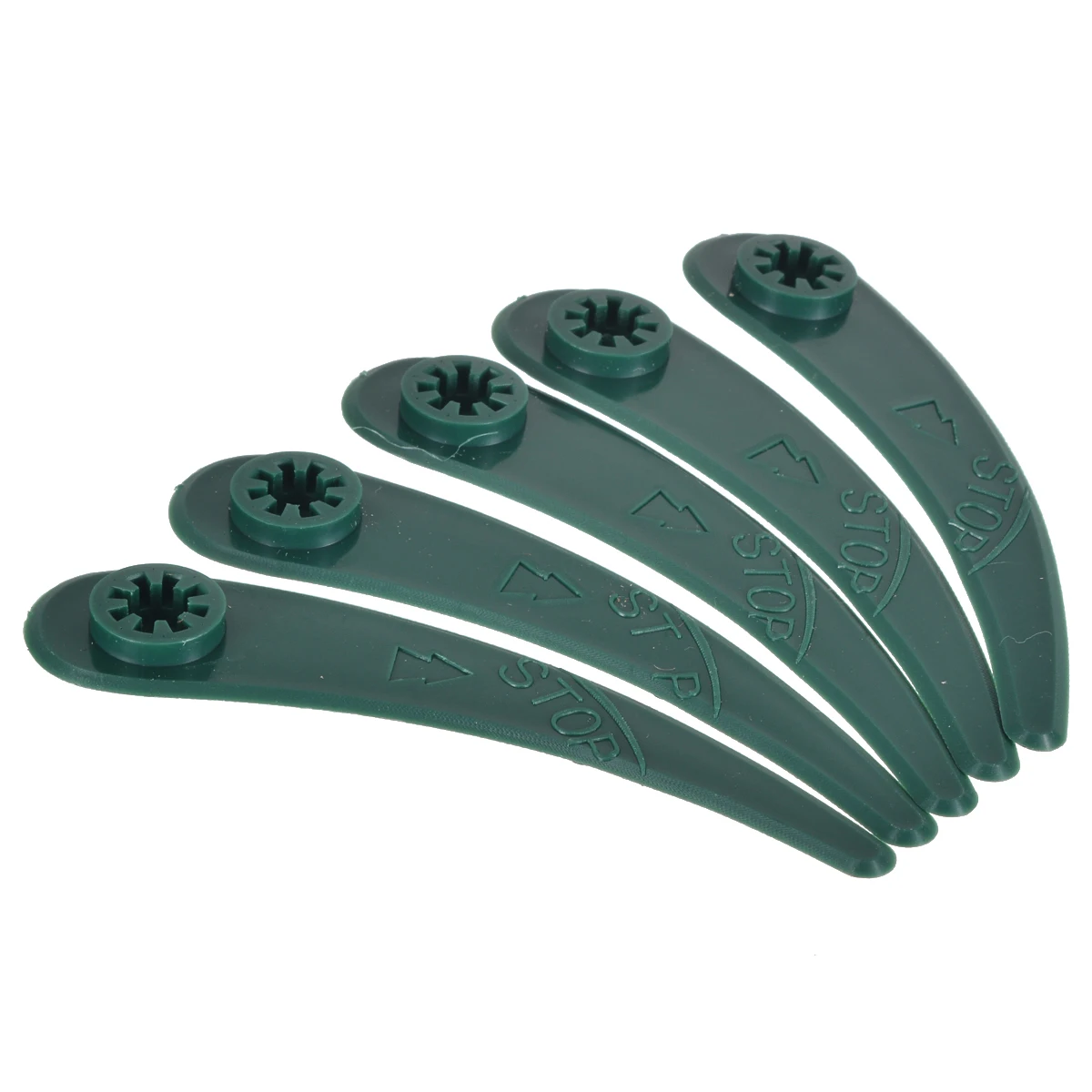 Mayitr 25Pcs Plastic Blades Cutting System Replacement Grass Strimmer