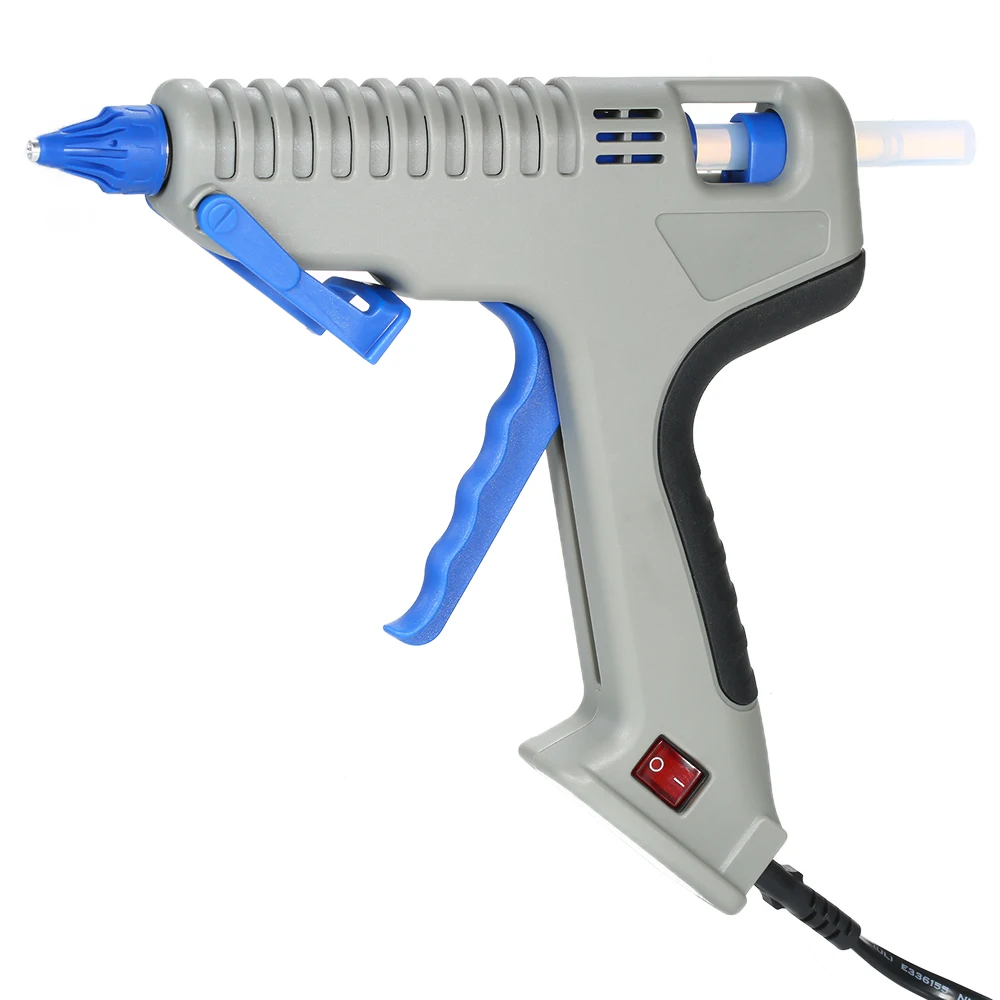 

Hot Melt Glue Gun Home-use Mini Professional Industrial Hot Melted Glue 80W DIY Heating Craft Repair Tool With 10pcs Glue Sticks