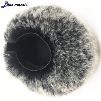 

Outdoor Artificial Fur Wind Microphone Cover Muff Windscreen Sleeve Shield For Tascam Dr44WL Dead cat for Tascam DR44WL