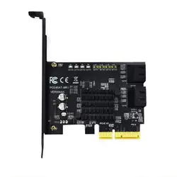 SATA 3,0 карта расширения для PCI-E PCI-Express 4 порта 6G высокоскоростной адаптер карта 88SE9230 IPFS жесткий диск RAID карта