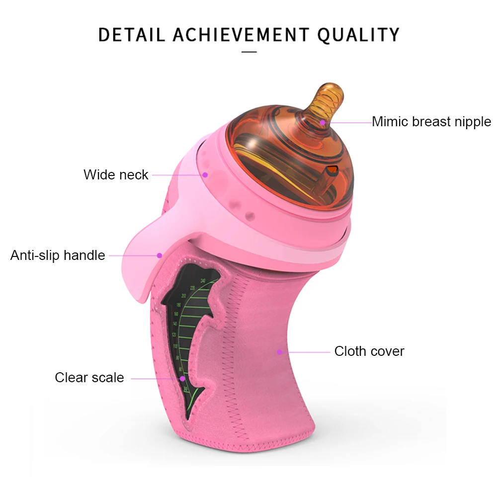 spesifikasi Baru Kaca Botol Bayi Tahan Suhu Tinggi Anti Colic dengan Ventilasi Alami Nursing 240 Ml Botol Makan Susu Bayi produk spesifikasi Baru Kaca Botol Bayi Tahan Suhu Tinggi Anti Colic dengan Ventilasi Alami Nursing 240 Ml Botol Makan Susu Bayi produk