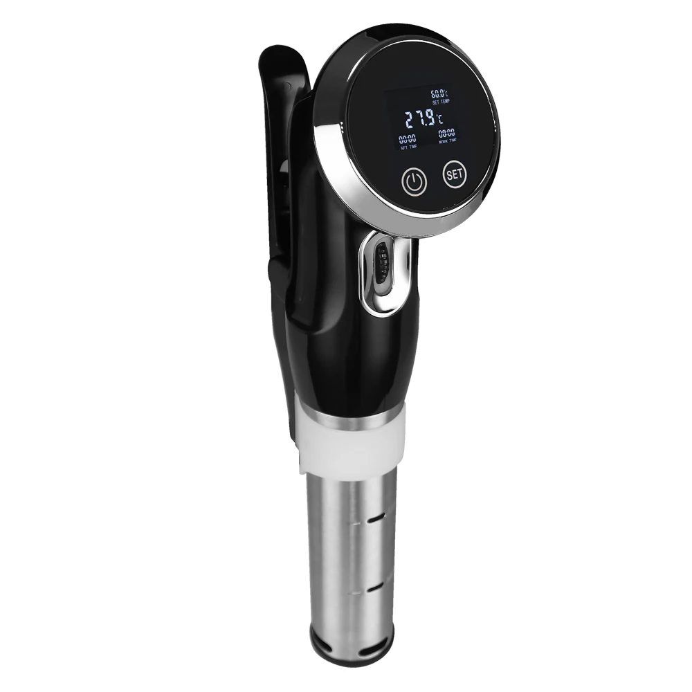 

Vacuum Slow Sous Vide Precision Food Cooker New LCD Digital Timer Display Stainless Steel 1500W Powerful Immersion Circulator