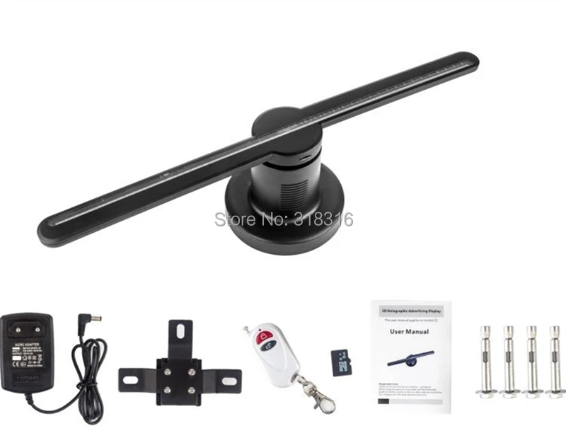 hologram 3d led fan 3d holographic display 43cm