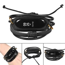 Замена для Mi Band 3 браслет ручной работы подарочный ремешок ткацкий ремешок для часов хиппи стиль модный плетеный