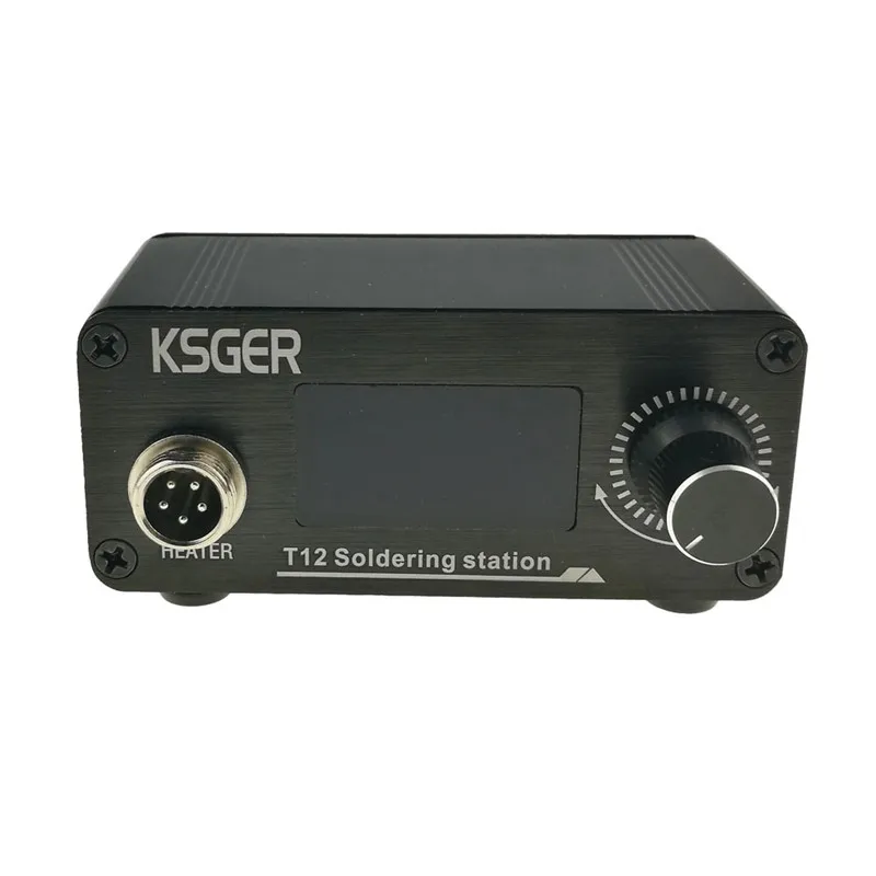 KSGER V2.1S T12 цифровой контроллер температуры паяльная станция Электрический паяльник наконечники T12-K+ 9501 Ручка Прочный