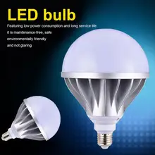 Светодиодный E27 винт лампы 24 W 36 W 50 W Корпус прямоугольной формы из Алюминий лампа энергии спасательный, страховка не бликует и Стробоскопическая лампочка внутреннего освещения