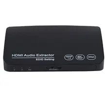 4K x 2K 3D HDMI к HDMI Оптический SPDIF+ 3,5 мм стерео аудио экстрактор конвертер для Blue-ray ПК ноутбук Xbox One HDTV