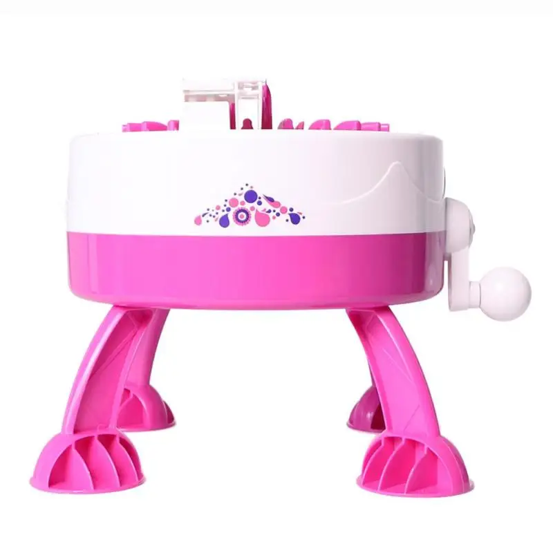  Needle DIY Hand Knitting Machine Weaving Loom for Scarf Hat Kids Children Pretend Play Toys Educati