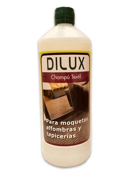 

Dilux - Champu Textil para Limpieza de moquetas, alfombras y tapicerias 1 L Limpiador alfombras y moquetas