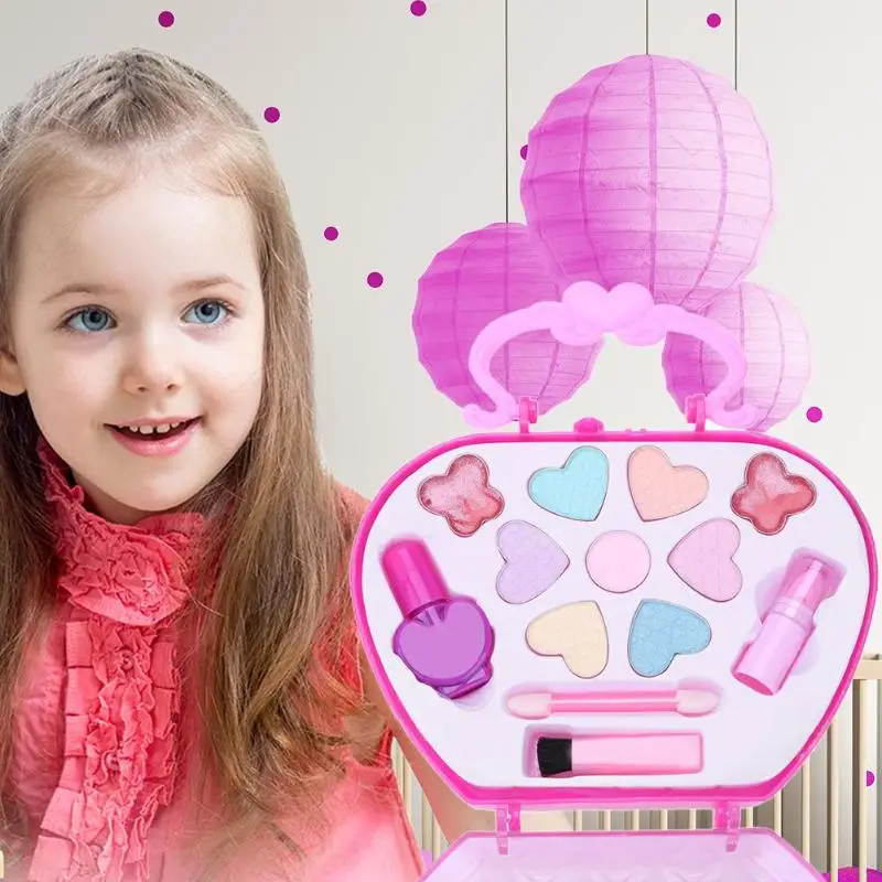 Детский косметический ролевые игры игрушки для девочек уход за кожей лица Красота Маникюр макияж подарок Наборы