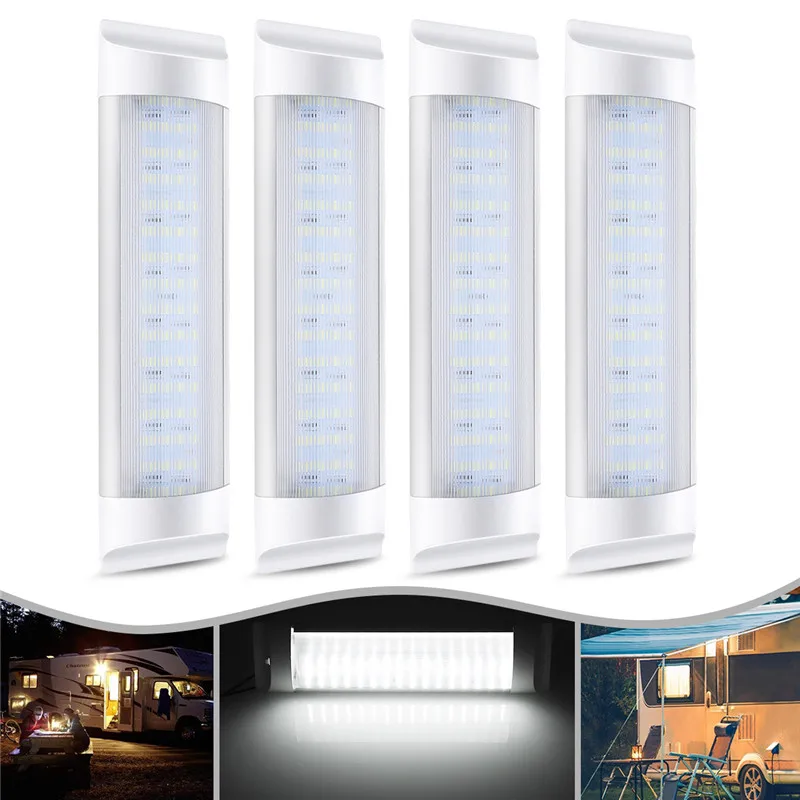 4Pcs 24V 72led font b Car b font font b Interior b font Light Bar Tube