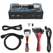 Высокая Скорость USB3.0 аудио оптический спереди Панель 3,5 дюйма USB3.0 2,0 Тип-c микрофоном аудио