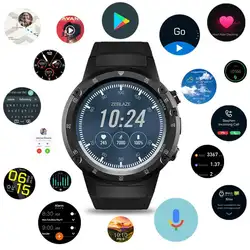 1,4-дюймовый большой осыпи gps Bluetooth 4,0 5.0MP сердце Android 7,1 Монитор скорости спортивные умные часы Android/iOS