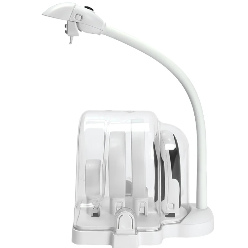 

2.5X 5X 16X Welding 3 Lens Desktop Multi-functional 6 LED Light Magnifier Table Lamp Loupe Soldering Repair Magnifying Tool