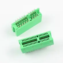 2 шт./лот зеленый PCIE PCI-E x1 36 Pin dip-слот адаптер гнездового соединителя PCI-E36P