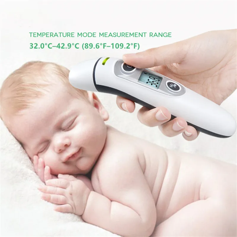 

Baby Thermometer Digital Infrared IR LCD Baby Forehead and Ear Non-Contact Adult Body Fever Measurement Termometro Emergency Kit