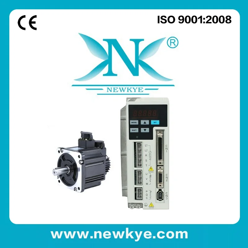 

1.5Kw 4N.m 2500rpm servo motor and servo driver NJ101 30A with 3m cables