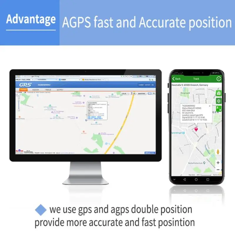 TK306 OBD gps трекер автомобиль GSM устройства слежения OBD2 16Pin Интерфейс реального