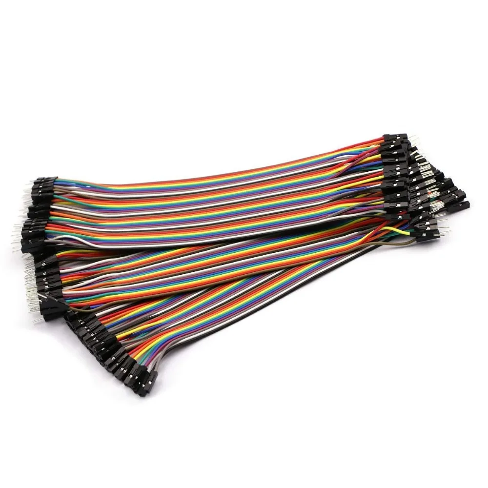 Dupont line 120 шт. 15 см разъем штырь гнездо и перемычка кабель для Arduino набор сделай