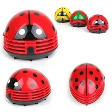 Mini aspiradora Ladybug, aspiradora de mesa de centro de escritorio, aspiradora, colector de polvo para oficina en casa