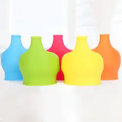 Крышка Сиппи Кепки крышка чашки Стекло Многоцветный Аксессуары для бутылок защита от проливов силикона питьевой герметичные Детские