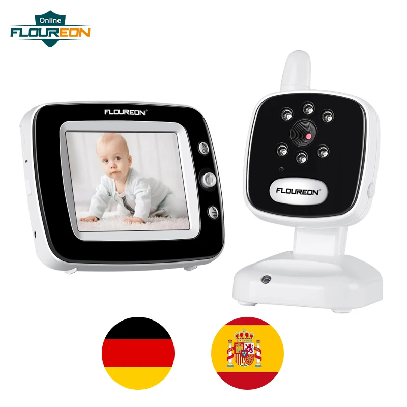 

3.5 inch Display Wireless Video Baby Monitor Color Camera Intercom Night Vision Temperature Monitoring 24h babysitter nanny