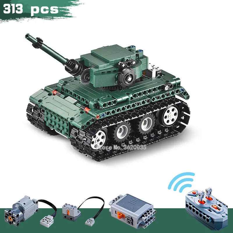 

Military Remote Control Series Arms Rc Germany ww2 Tiger I Tank Building Blocks Figures Weapons Gift For Boy With Legoinglys